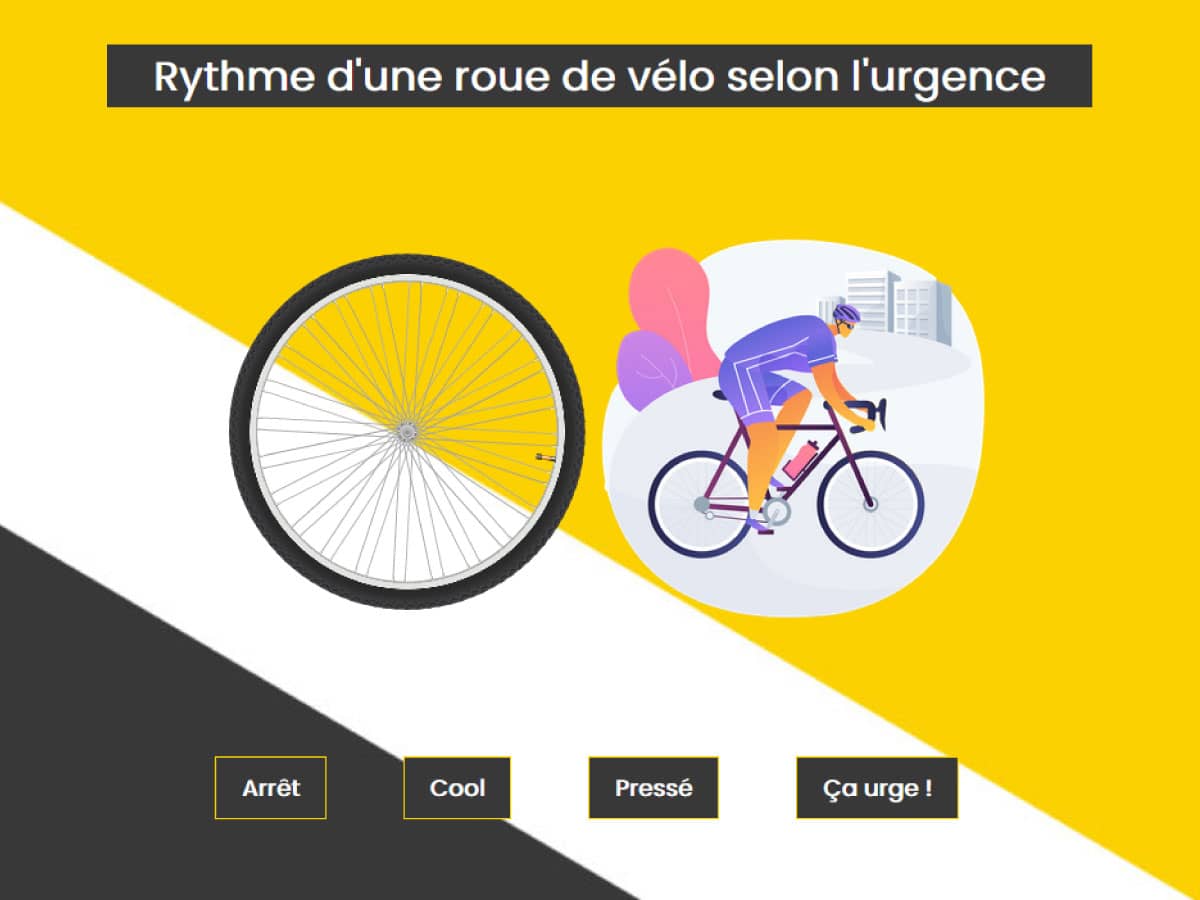 Miniature roue de vélo